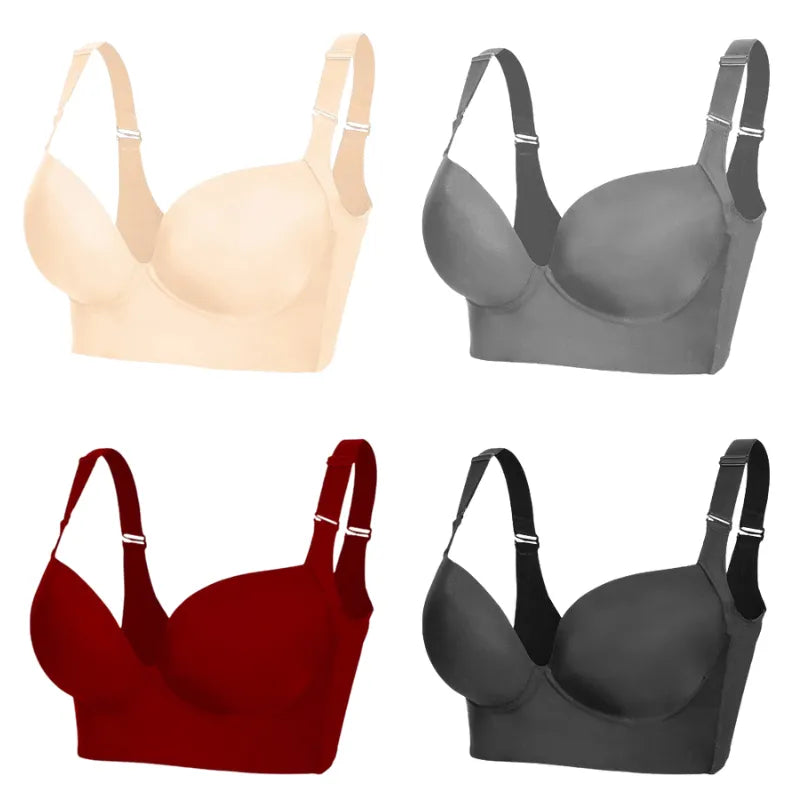 PROMOÇÃO POR TEMPO LIMITADO 🔥 - Kit 4 Sutiãs Becca Push-Up Modelador!